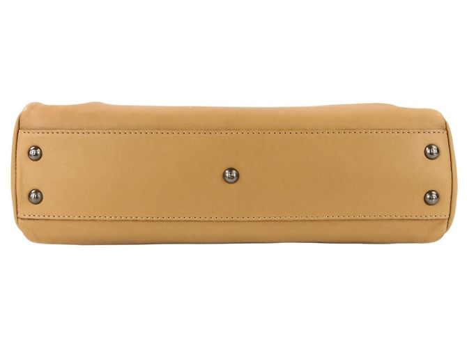Borsa a mano/spalla Fendi Peekaboo 2 in 1 Marrone Beige - vista 5
