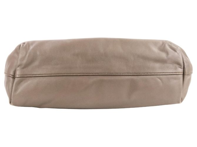 Borsa tote e a spalla Prada in pelle grigia a 2 vie Grigio - vista 5