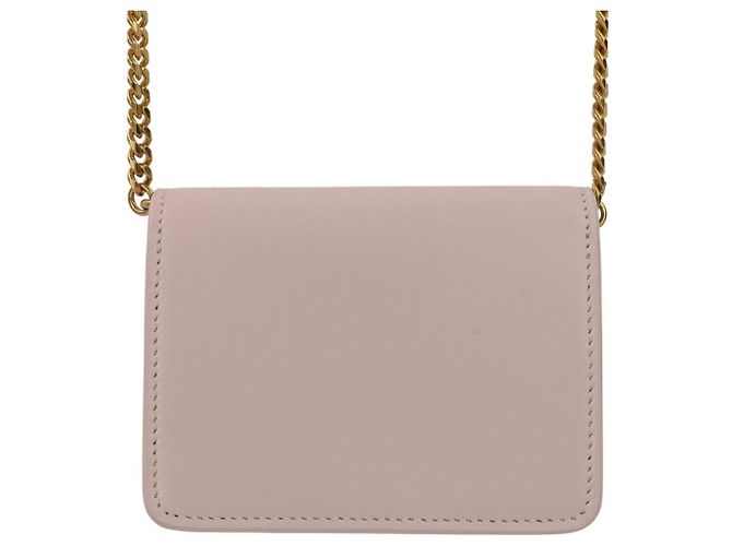 Céline Mini borsa a spalla Celine Triomphe Chain con porta carte Rosa - vista 2