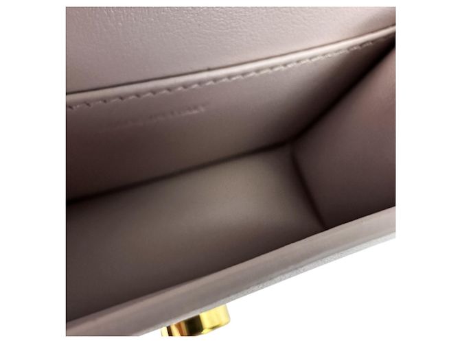 Céline Mini borsa a spalla Celine Triomphe Chain con porta carte Rosa - vista 9
