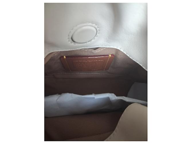 Borsa a secchiello Coach in pelle bianca Bianco - vista 3
