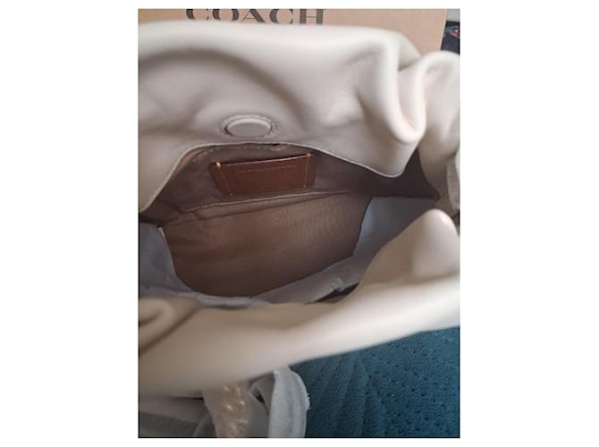 Borsa a secchiello Coach in pelle bianca Bianco - vista 4