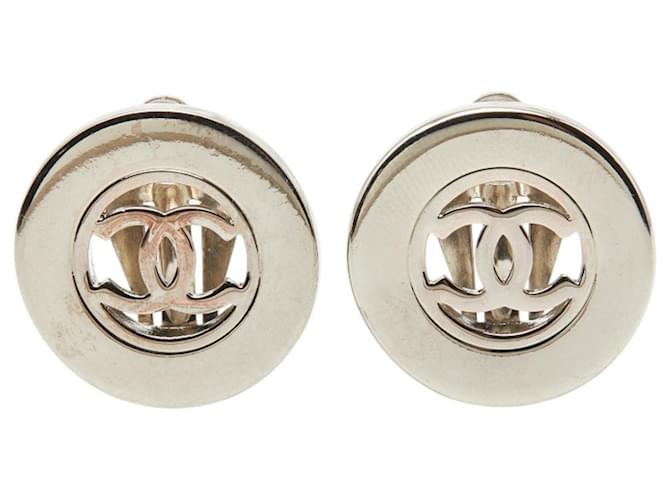 Orecchini a clip in argento Chanel Coco Mark - vista 2