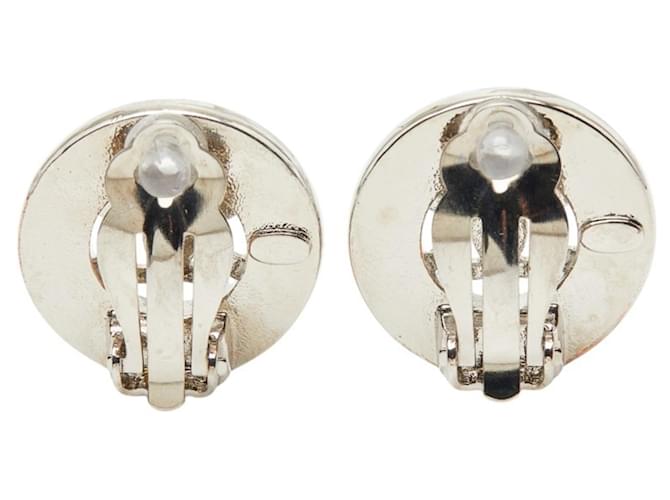 Orecchini a clip in argento Chanel Coco Mark - vista 3