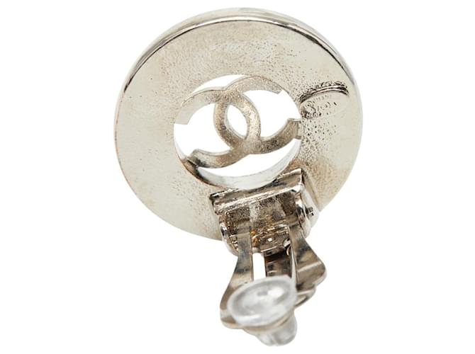 Orecchini a clip in argento Chanel Coco Mark - vista 4