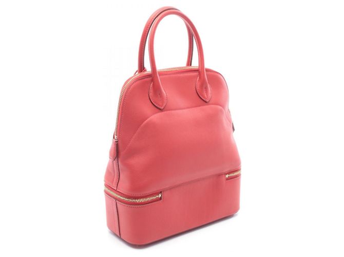 Borsa Hermès Bolide Secret Vermilion Rosso - vista 2