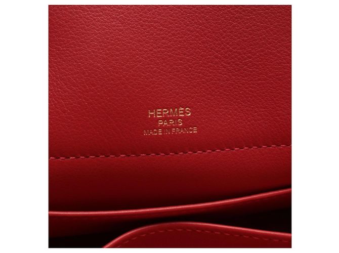 Borsa Hermès Bolide Secret Vermilion Rosso - vista 4