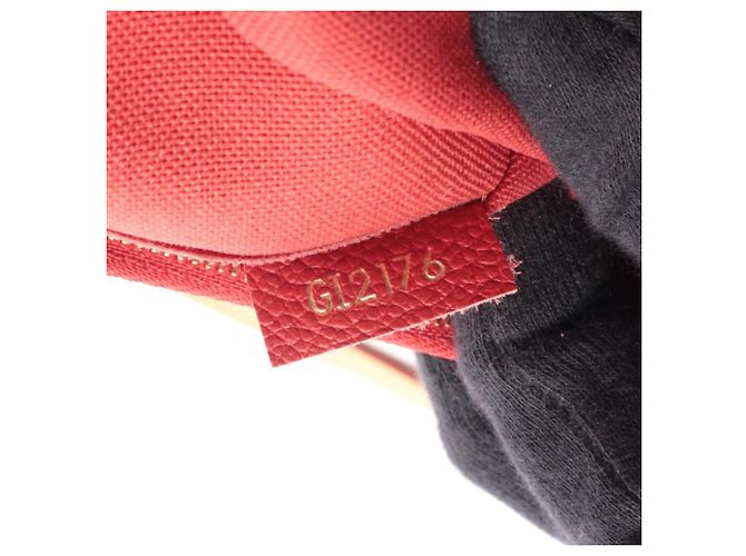 Borsa a mano Pallas di Louis Vuitton Marrone Rosso Fuschia Monogramma - vista 5