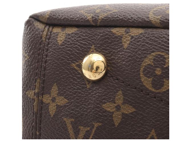 Borsa Pallas Louis Vuitton Marrone Nero Monogramma - vista 10