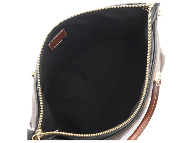 Borsa Pallas Louis Vuitton Marrone Nero Monogramma - vista 3