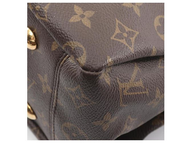 Borsa Pallas Louis Vuitton Marrone Nero Monogramma - vista 6