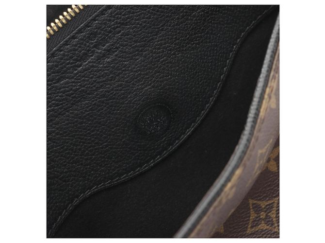 Borsa Pallas Louis Vuitton Marrone Nero Monogramma - vista 9