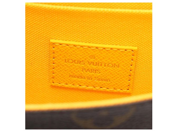 Vivienne Borsa a Spalla Pochette Felicie Louis Vuitton Marrone Multicolore Monogramma - vista 4