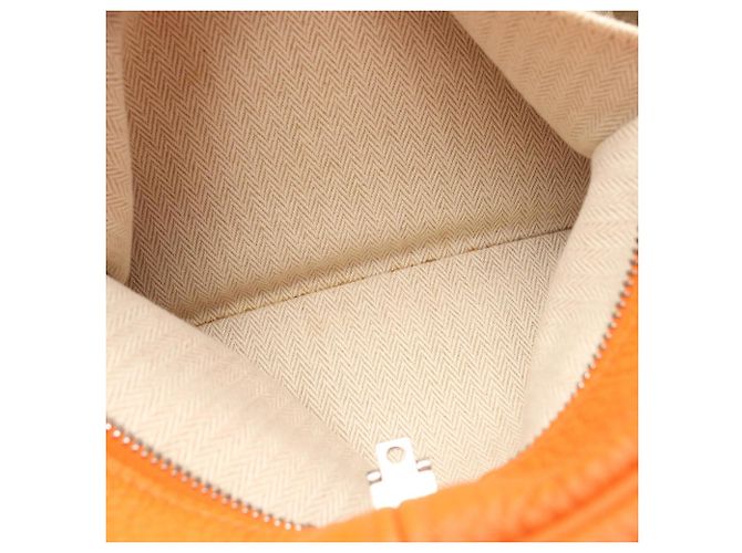 Borsa Hermès Victoria 35 arancione - vista 10