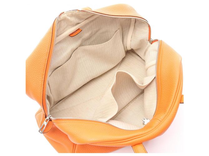Borsa Hermès Victoria 35 arancione - vista 3