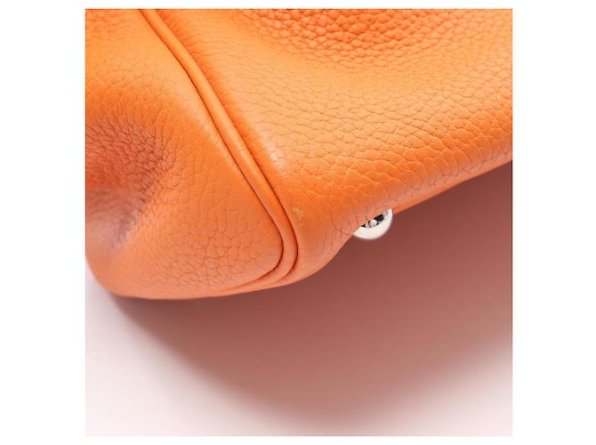 Borsa Hermès Victoria 35 arancione - vista 8