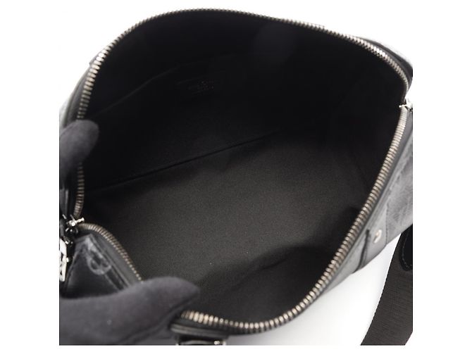 Borsa a Spalla City Keepall Louis Vuitton Marrone Nero - vista 3