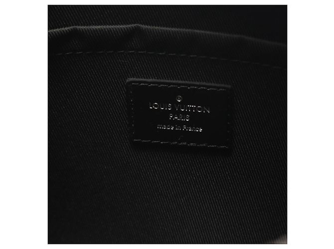 Borsa a Spalla City Keepall Louis Vuitton Marrone Nero - vista 4