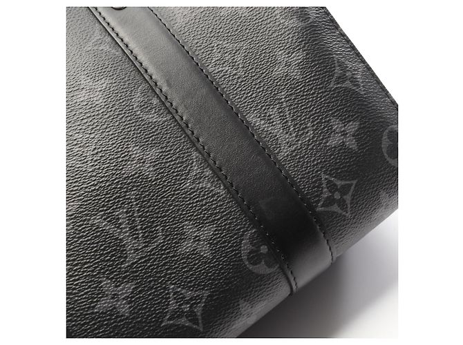 Borsa a Spalla City Keepall Louis Vuitton Marrone Nero - vista 7