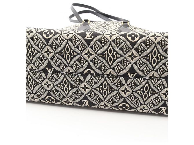 Borsa Tote OnTheGo GM Louis Vuitton Marrone Nero - vista 8