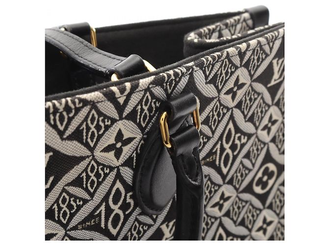 Borsa Tote OnTheGo GM Louis Vuitton Marrone Nero - vista 9