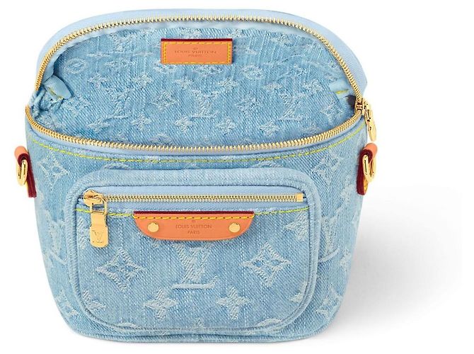 Louis Vuitton Mini Bumbag Denim Monogram Blau - Ansicht 2