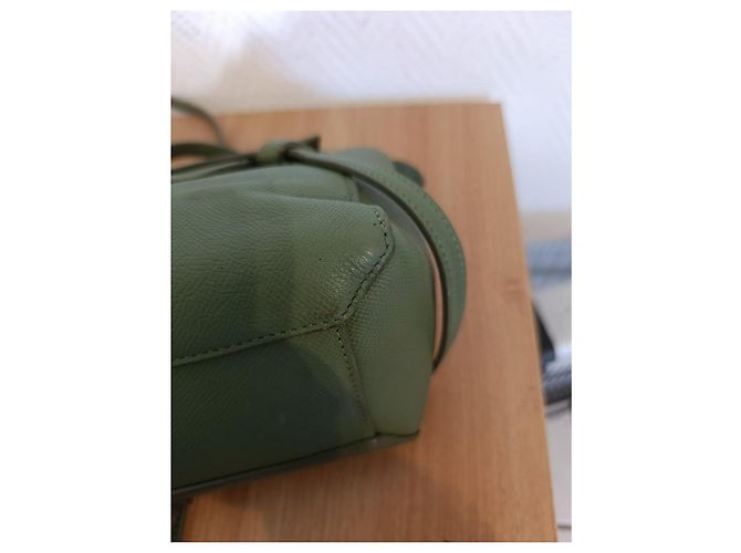 Borsa a mano Céline in pelle verde oliva - vista 20