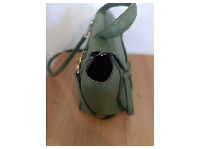 Borsa a mano Céline in pelle verde oliva - vista 21