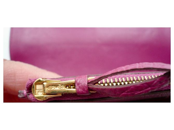 HERMES Cartera Dogon Tosca GM TBE / Cartera Dogon de Hermès Rosa - vista 10