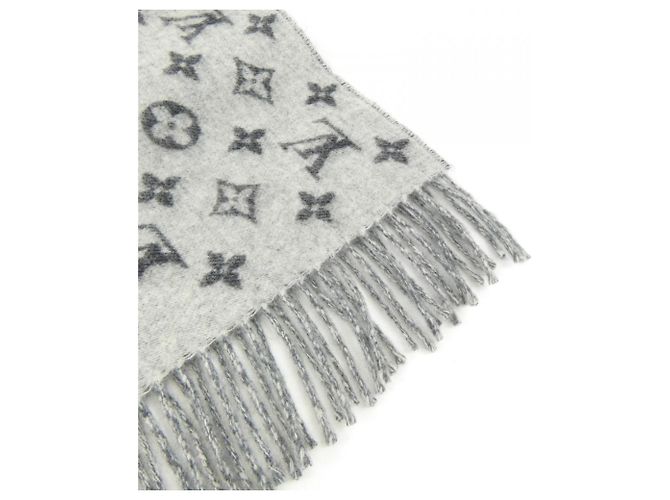 LV Split Schal von Louis Vuitton Braun Schwarz - Ansicht 2