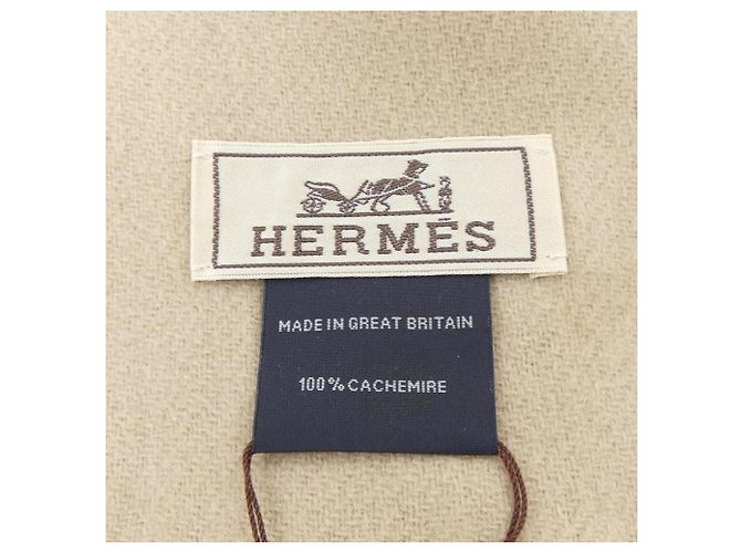 Stola in cashmere RECTO VERSO H393800T di Hermès Beige - vista 3