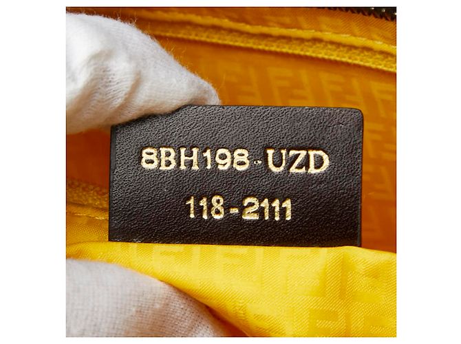 Borsa Tote Fendi Zucca Marrone in Pelle e PVC - vista 11