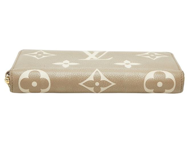 Zippy Geldbörse Monogram Empreinte Louis Vuitton Beige Grau Roh - Ansicht 3