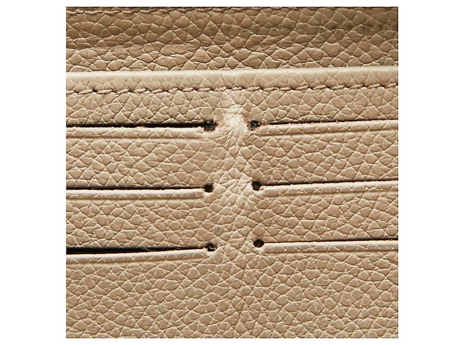 Zippy Geldbörse Monogram Empreinte Louis Vuitton Beige Grau Roh - Ansicht 6