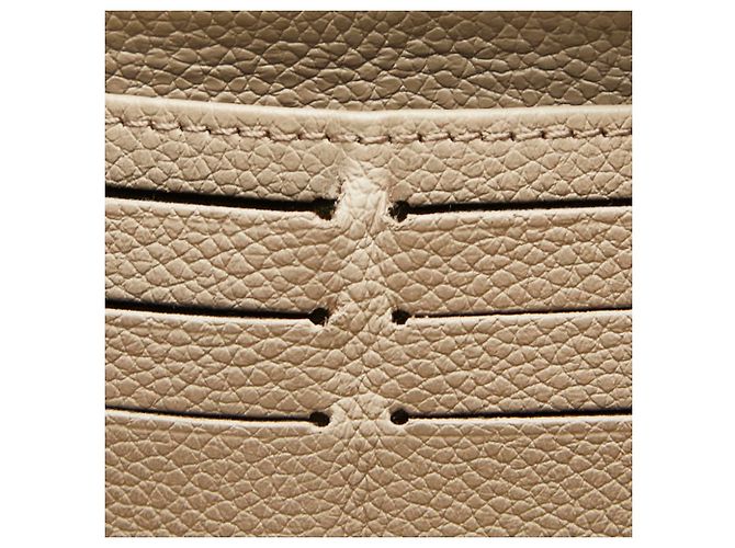 Zippy Geldbörse Monogram Empreinte Louis Vuitton Beige Grau Roh - Ansicht 7