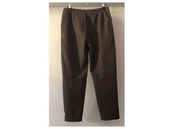 Pantalón Prada marrón de algodón satinado mezcla talla 36 FR (40 IT) Castaño - vista 4