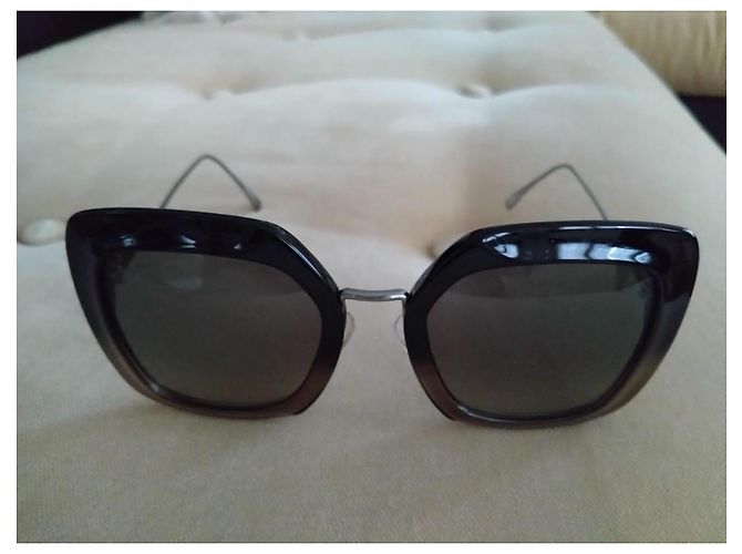 Gafas de sol Fendi Oversize Marrones Metal Castaño - vista 4