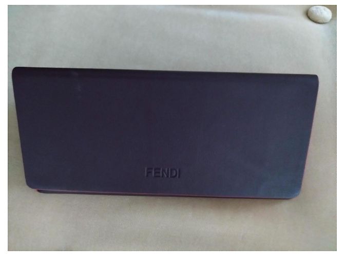 Gafas de sol Fendi Oversize Marrones Metal Castaño - vista 8