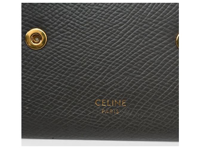 Céline Portafoglio trifold piccolo grigio per donna Celine Marrone - vista 9