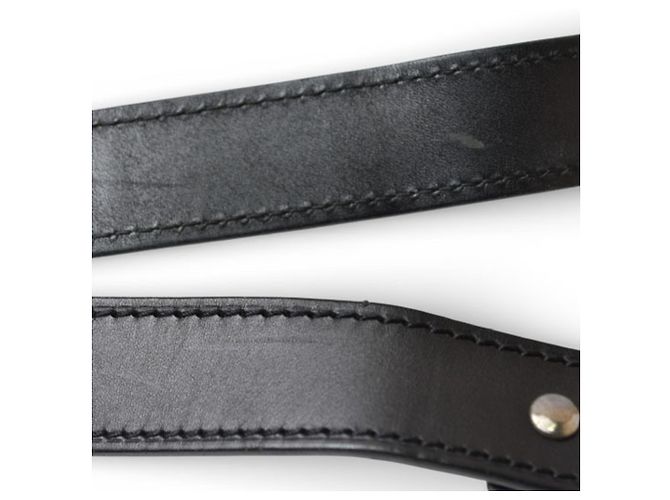 Borsa a spalla in pelle nera Gucci Nero - vista 10