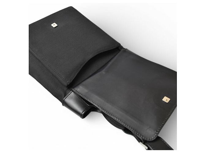 Borsa a spalla in pelle nera Gucci Nero - vista 11