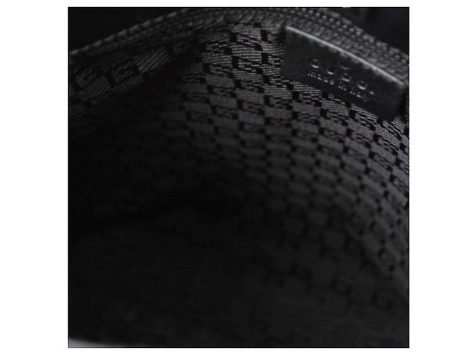Borsa a spalla in pelle nera Gucci Nero - vista 13