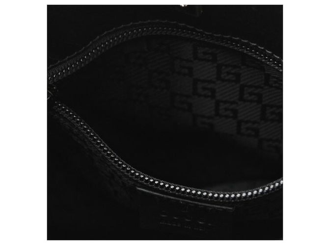 Borsa a spalla in pelle nera Gucci Nero - vista 15