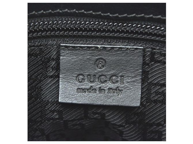 Borsa a spalla in pelle nera Gucci Nero - vista 16