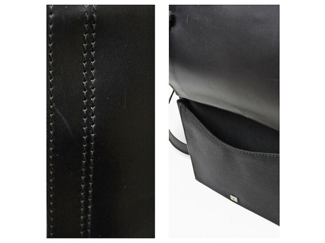 Borsa a spalla in pelle nera Gucci Nero - vista 4