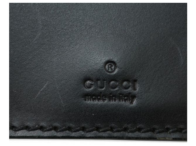 Borsa a spalla in pelle nera Gucci Nero - vista 6