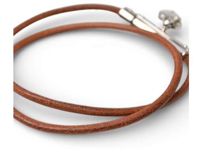 Pulsera Choker Cadena Corazón Fantasía Viviride de Hermès Castaño - vista 4