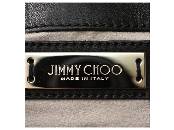 Jimmy Choo Suki Schwarzer Leder-Rucksack - Ansicht 10