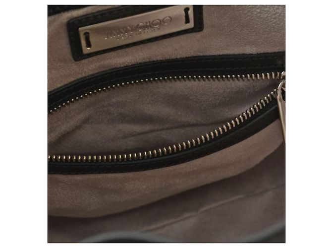 Jimmy Choo Suki Schwarzer Leder-Rucksack - Ansicht 11