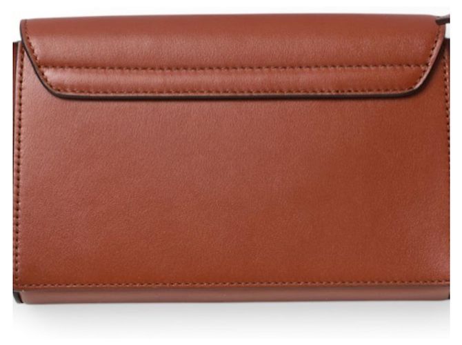 Borsa a spalla e vita in pelle marrone Chloé C - vista 15